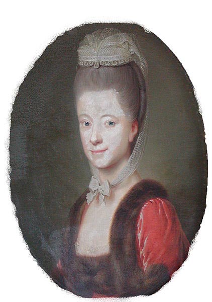 Jens Juel Portrait of Agnete Marie Hielmstierne (1753-1838), wife of Marcus Gerhard Rosen Crone